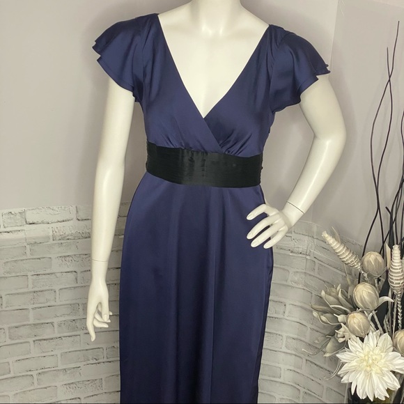 SOLD | BCBGMaxAzria Classic Evening Belted Dress - Picture 9 of 15